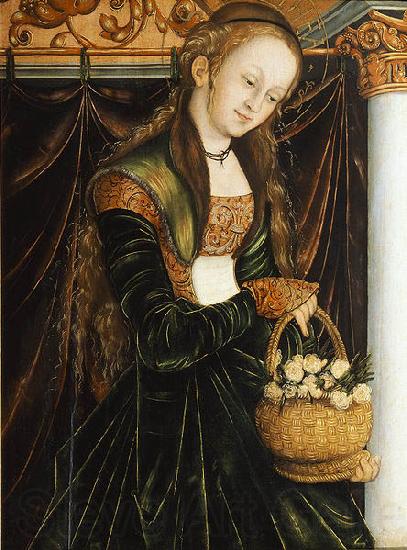 Lucas Cranach Die Heilige Dorothea